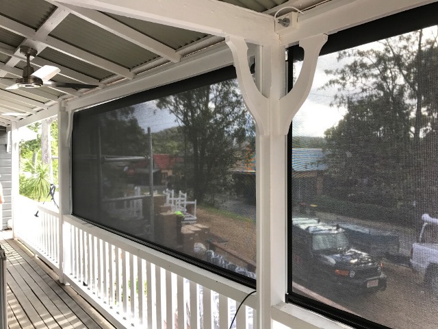 Ziptrak Outdoor Blinds - Case Study - Myrtle House Cafe Wollombi